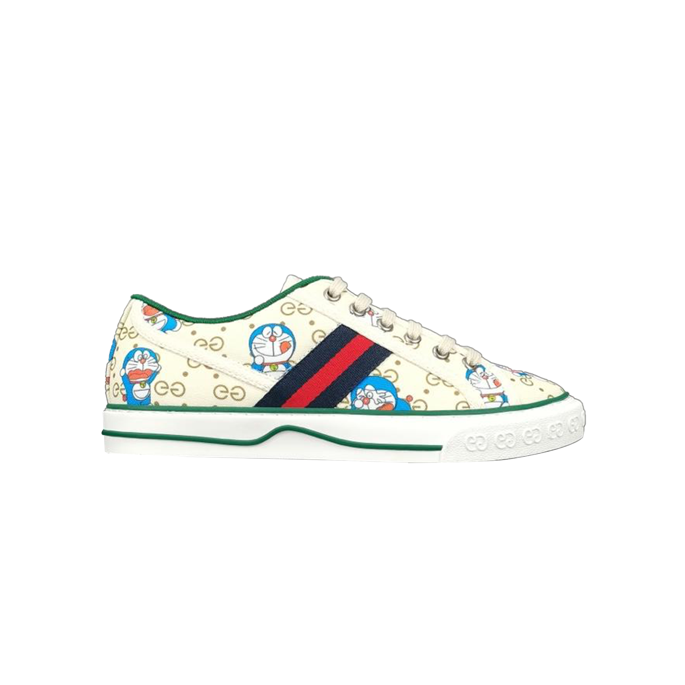 G*u*i doraemon l tennis 1977 series collision color sneakers 606110